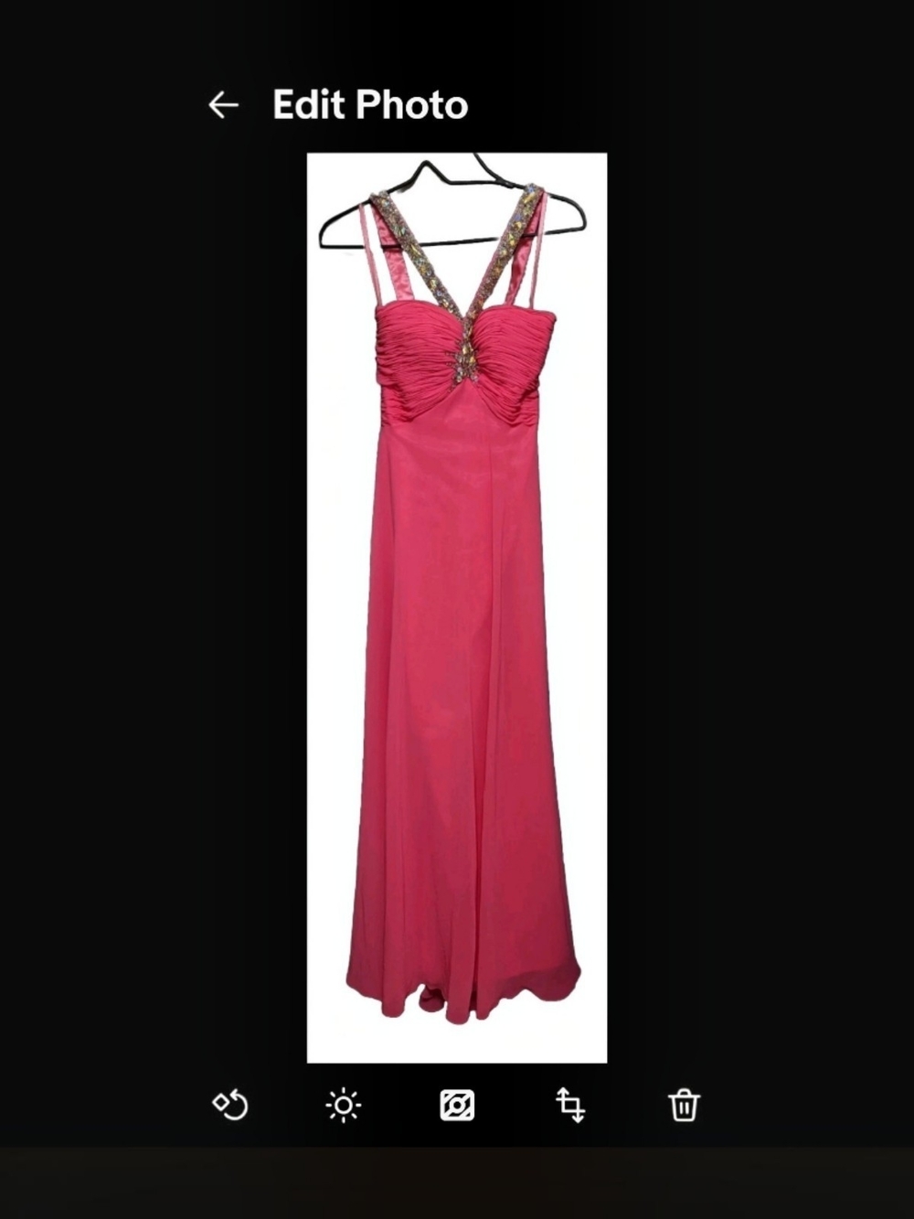 Sean Couture Bubblegum Pink Formal Prom Drag Rhinestone Gown Size 2 Full Length